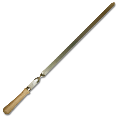 Edelstahl Grillspieß 700x20x3mm für u.a. Köfte