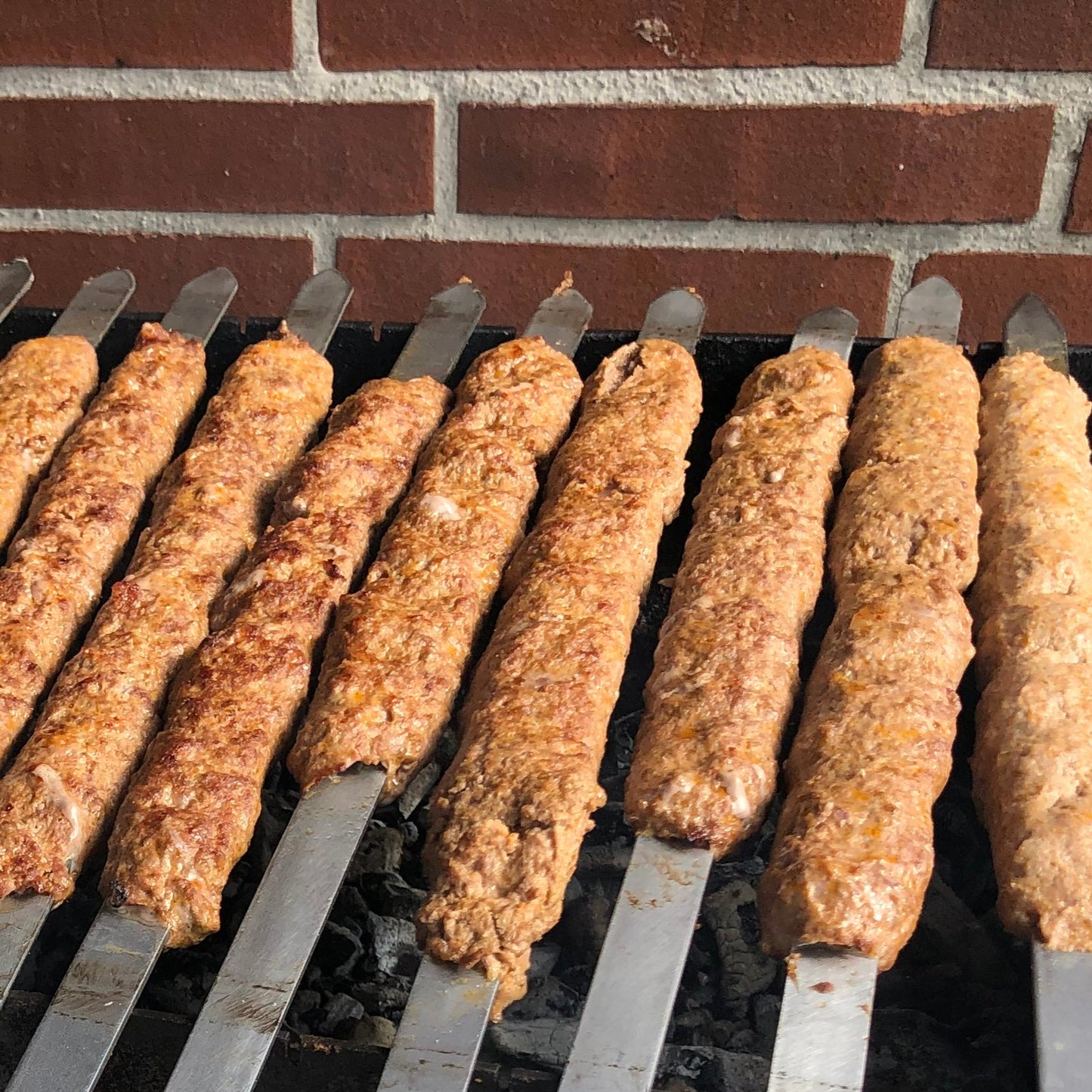Edelstahl Grillspieß 700x20x3mm für u.a. Köfte