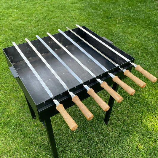Promo Geschenk Edelstahl Grillspieß 700x15x3mm