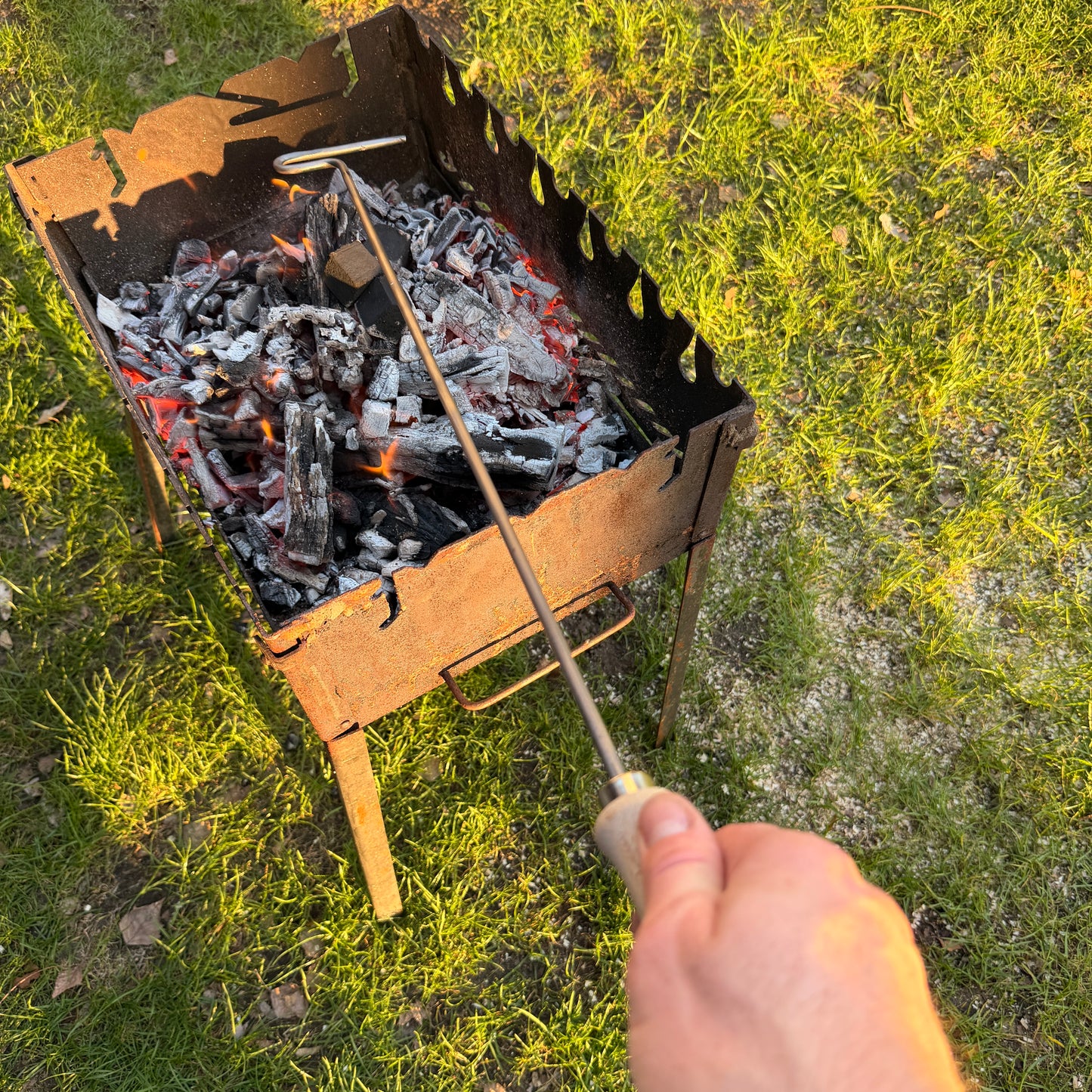Schürhaken für Grill und Kamin