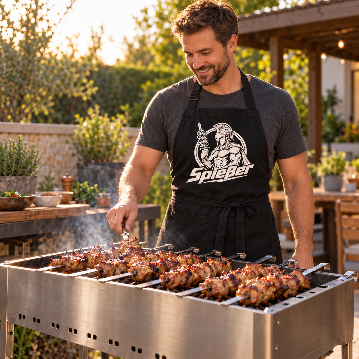 Spießer Grill-Schürze  - Hochwertige Grillschürze