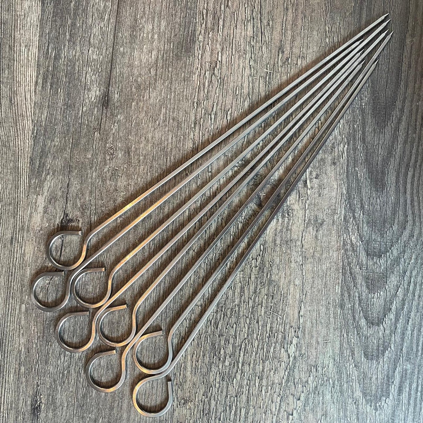 Kleine Grillspieße Edelstahl Spieß BBQ 8 Stück